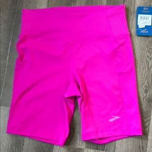 Brooks Women's Vibrant Pink Athletic Shorts